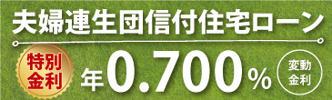夫婦連生団信付住宅ローン