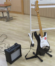 寄贈品:エレキギター