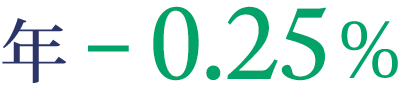 年-0.25%