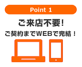 Point 1　合格発表前でもご予約OK！