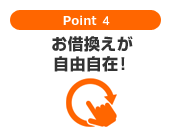 Point 4　最短当日回答！土日のお手続きも可能！