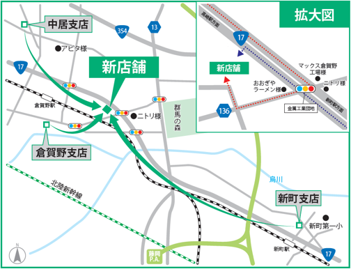 新店舗(移転先)の地図2