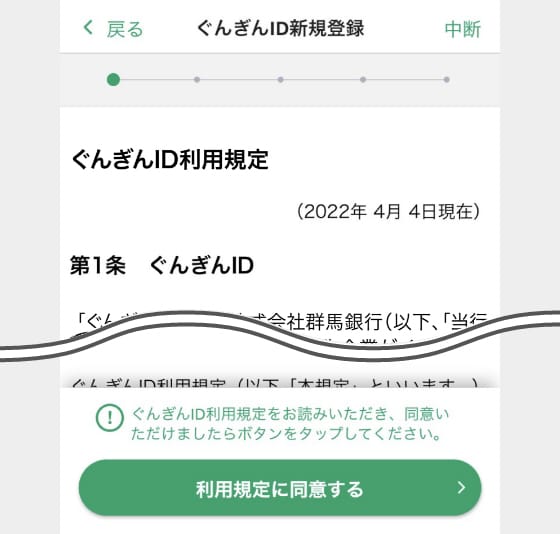 ぐんぎんID 利用規定 イメージ