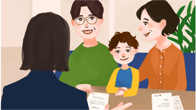 スマホでは心配なことも顔をみて相談できる