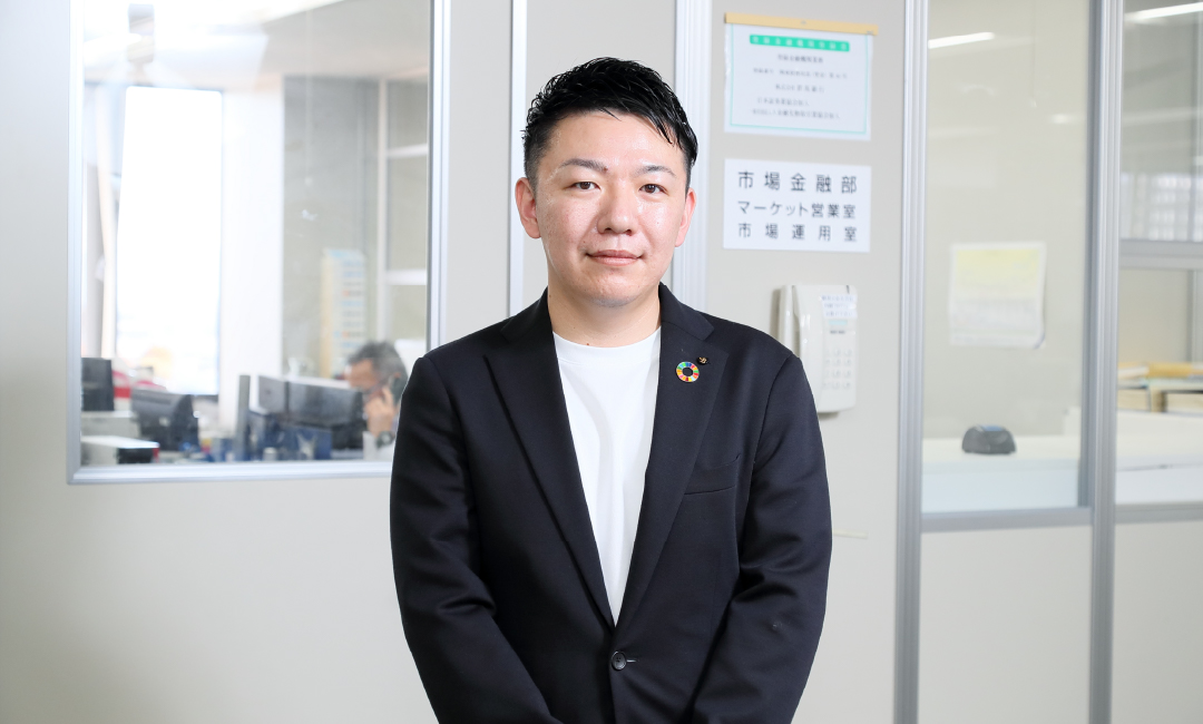 市場金融部マーケット営業室 野村晴彦（Haruhiko Nomura）