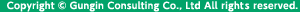 Copyright © Gungin Consulting Co., Ltd All right reserved